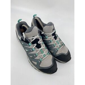 Salomon Shoes Womens 10 Gray Ellipse 3 Aero Trail Running Hiking Outdoor 402445